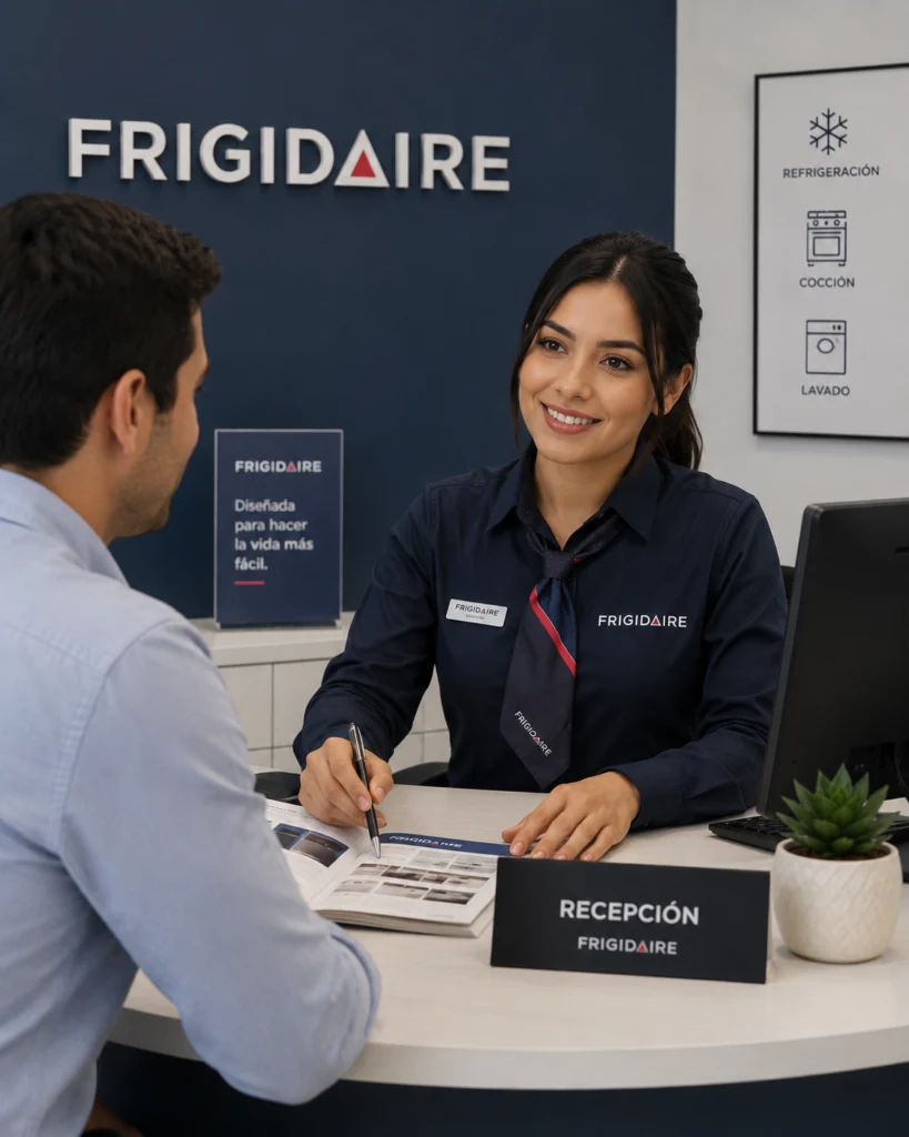 Técnico Frigidaire atendiendo centros de lavado frigidaire en Guayaquil