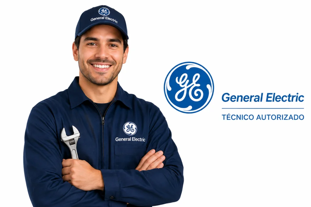 Técnico General Electric realizando mantenimiento preventivo en Guayaquil