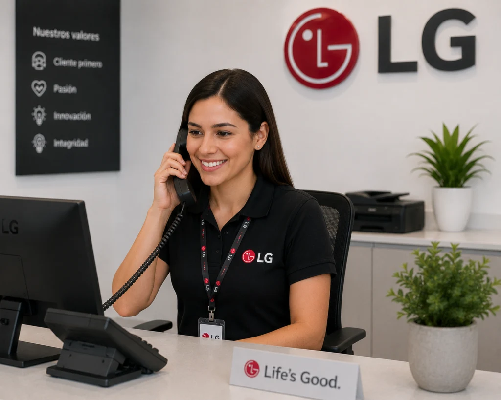 Técnico LG atendiendo aires acondicionados lg en Guayaquil
