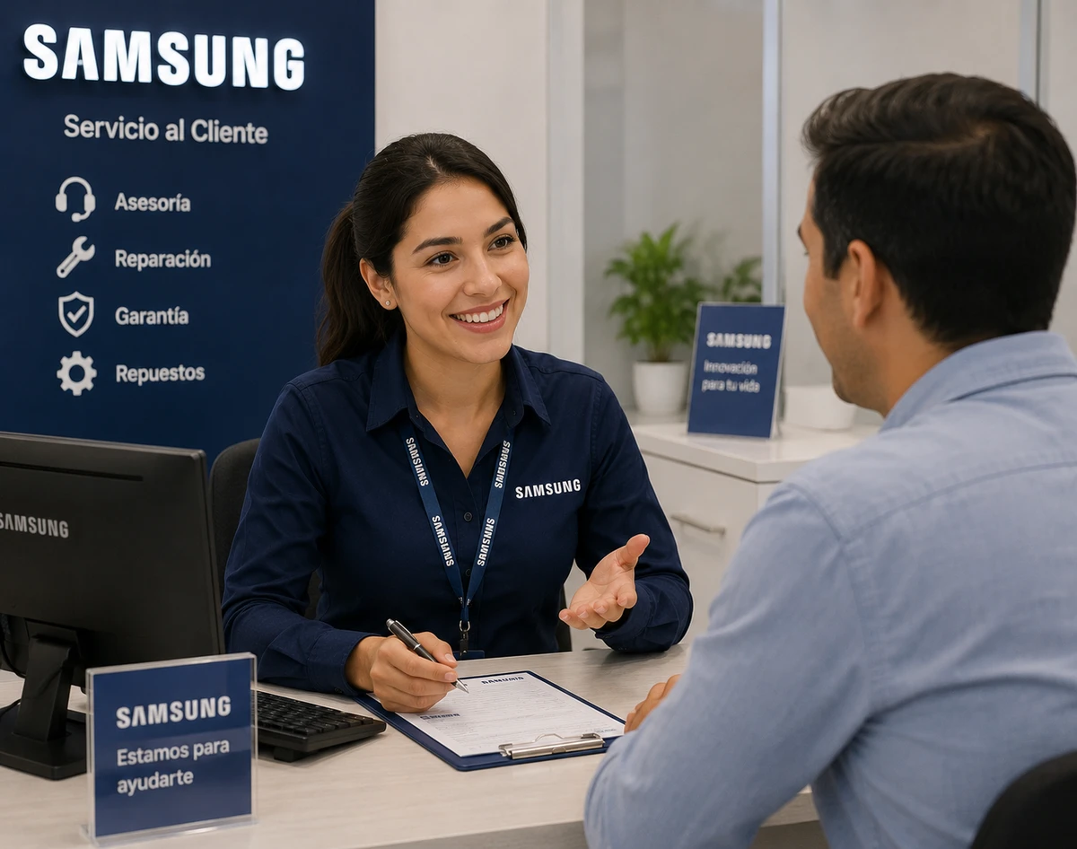 Equipo de servicio técnico autorizado Samsung en Guayaquil